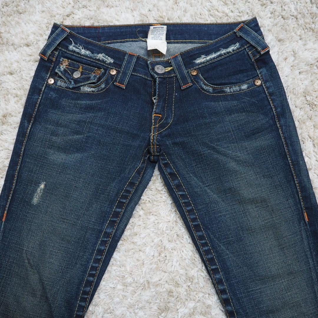 TRUE RELIGION トゥルーレリジョン フレア デニム パンツ w26 TRUE RELIGION トゥルーレリジョン フレア デニム パンツ w26