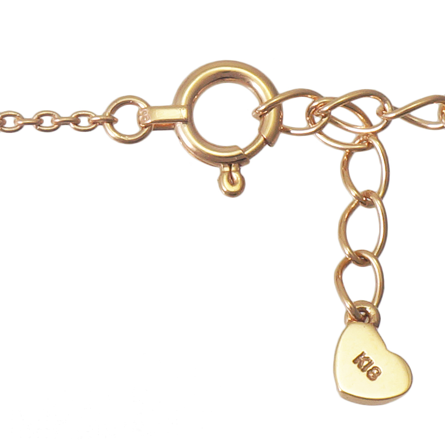  Star Jewelry pendant K18 pink gold sapphire 0.25ct 1.9g Heart lady's jewelry StarJewelry
