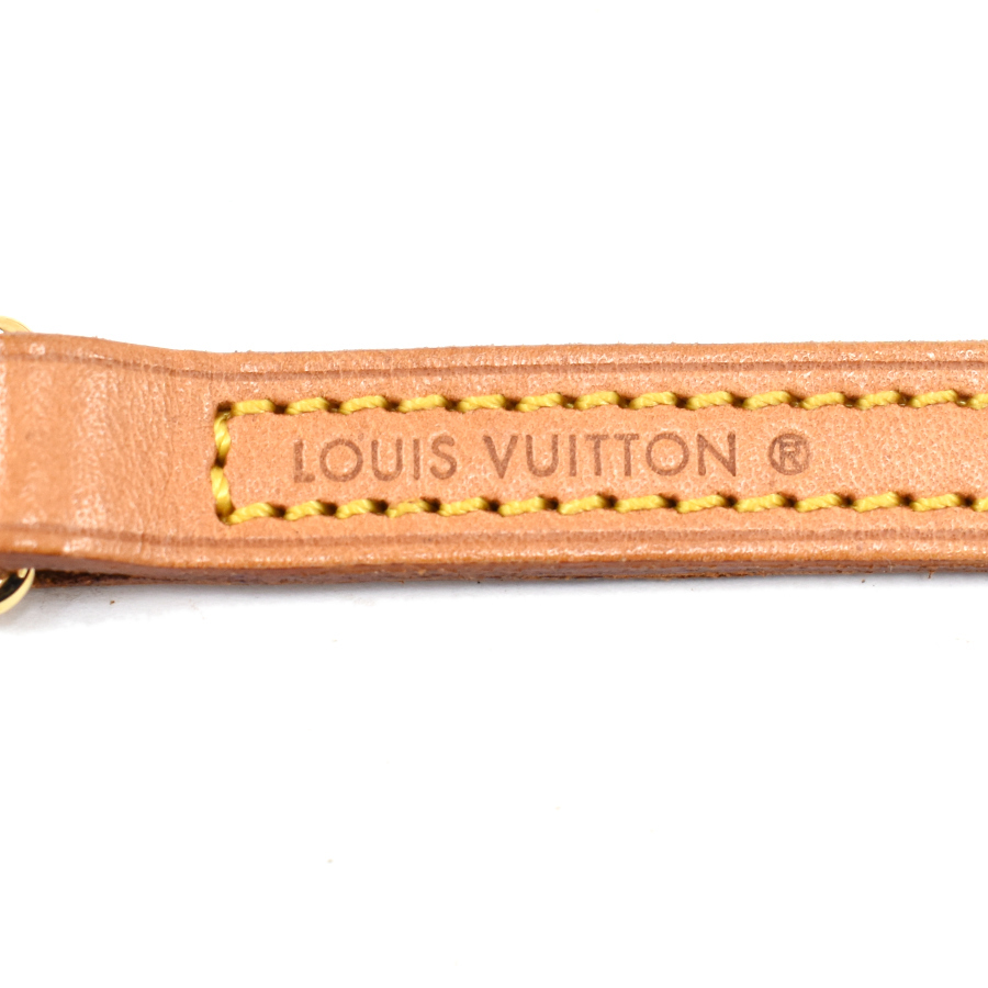 1点限定 ルイヴィトン ショルダーストラップ バッグ用アクセサリー ヌメ革 レザー ベージュ ゴールド金具 LOUIS VUITTON_画像4