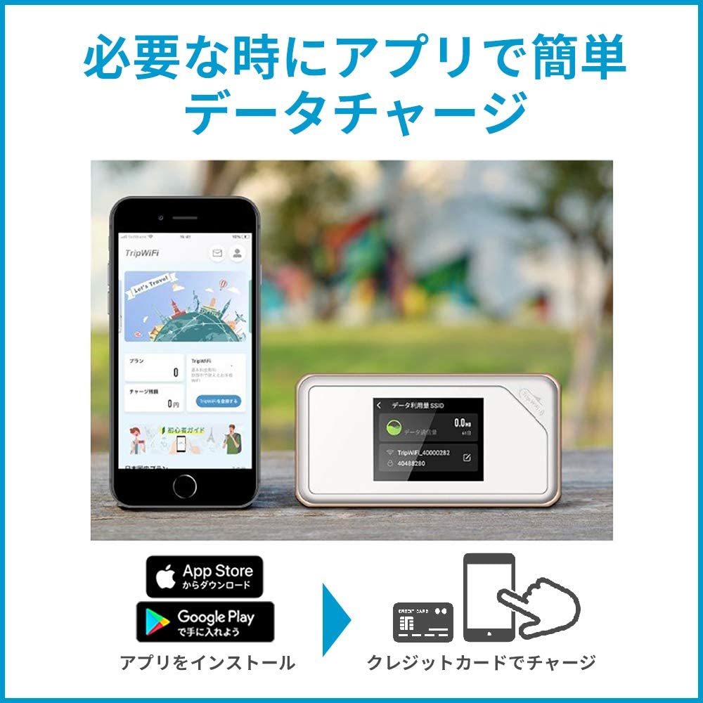 [ официальный ][ новый товар не использовался ]Trip wifi SIM свободный мобильный WiFi маршрутизатор DoCoMo SoftBank Y!mobile au Rakuten Rakuten UN-LIMIT за границей соответствует 