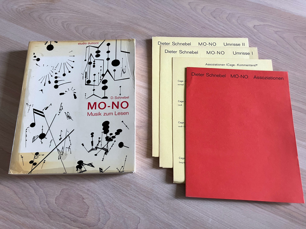 Dieter Schnebel | MO-NO Music to Read | 図形楽譜 John Cage (studio dumont)_画像1