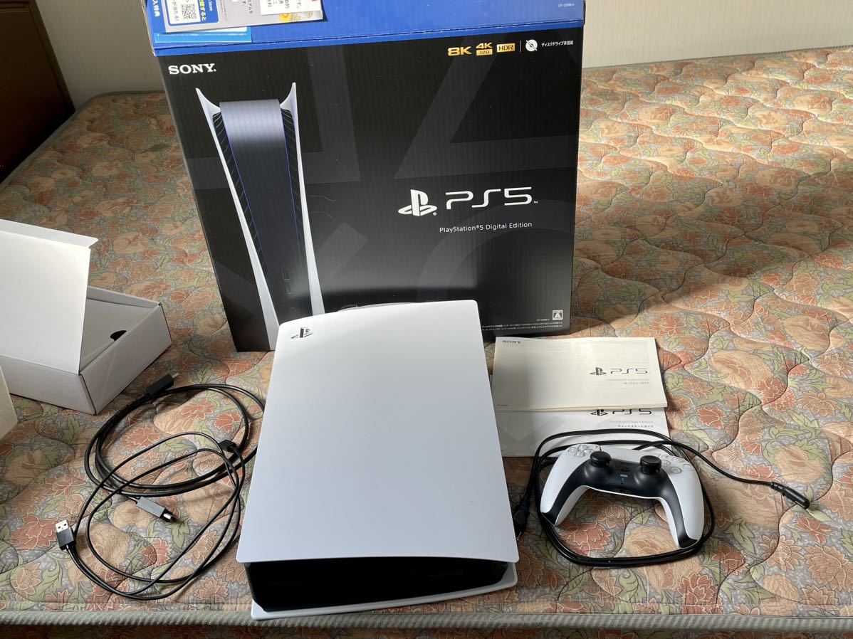 美品PS5ゲーム機 本体 揃品SONY PlayStation5デジタルエディション