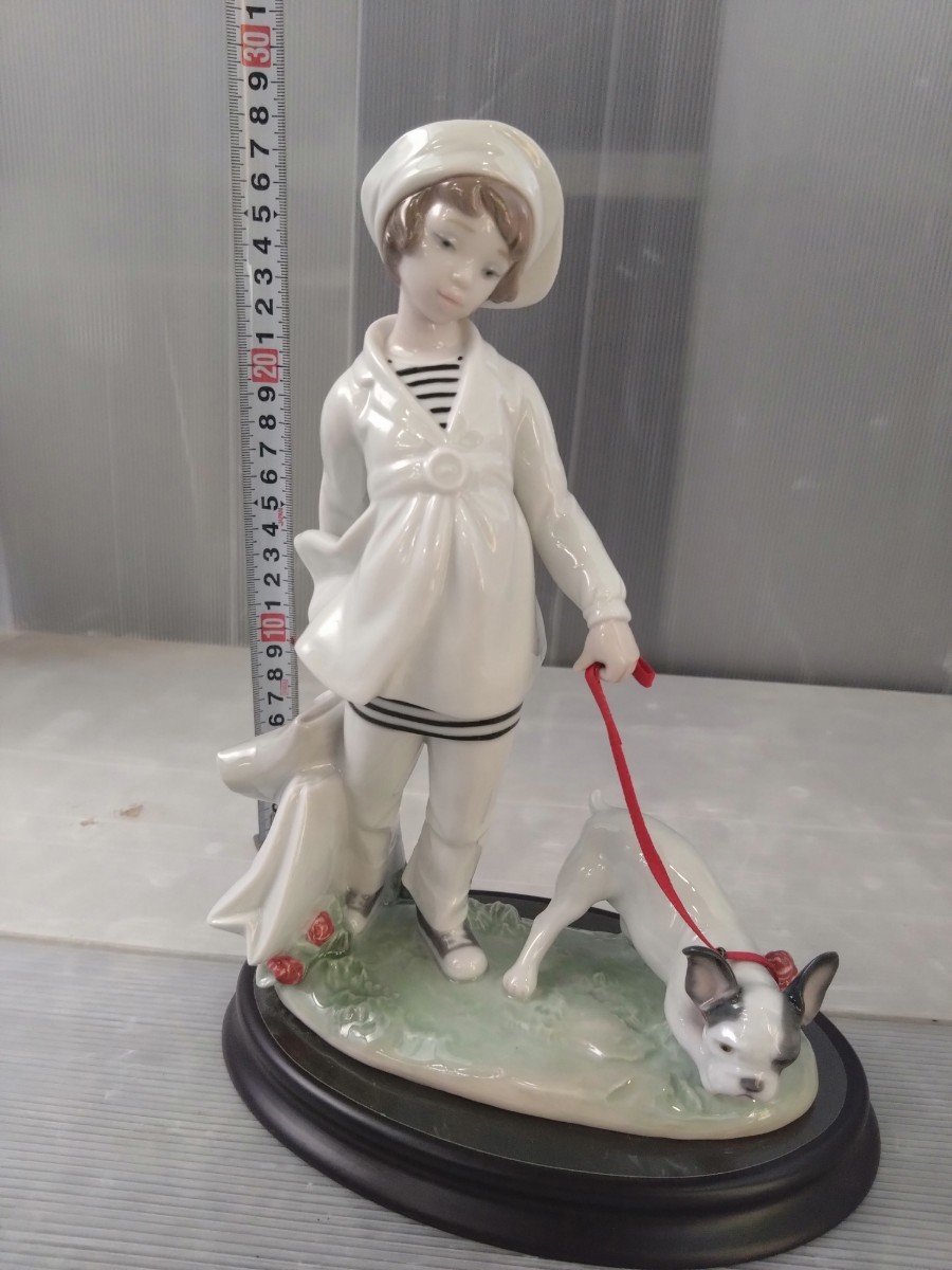 LLADRO】リヤドロ□はやく、はやく!フレンチブルドッグ□ 08522 廃盤