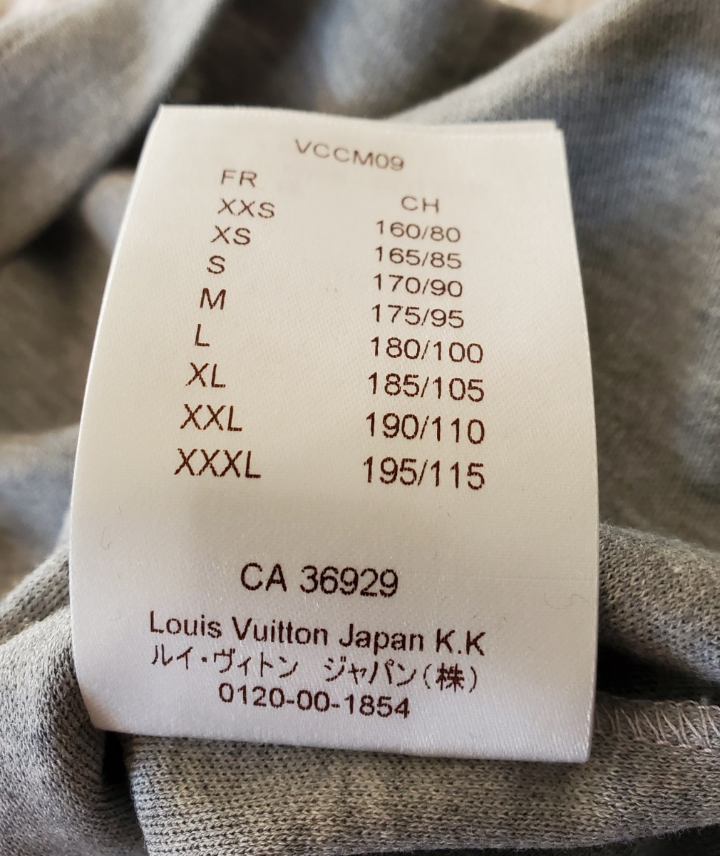 【極美品】Tシャツ Louis vuitton サイズM 国内正規店舗タグ ルイヴィトン