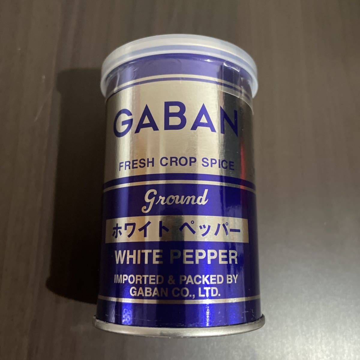 GABAN ギャバン ホワイトペッパー ハウス食品 65g 6個 胡椒 缶 GABAN ギャバン ホワイトペッパー ハウス食品 65g 6個 胡椒 缶