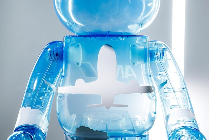 ★＜ANAオリジナル＞ BE@RBRICK for ANA ANAブルースカイ 1000％★_画像2