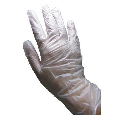 使い捨て手袋 プラスチック手袋 粉なしタイプ 半透明 １００枚入 サイズＭ エコロジーズプロ/0244ｘ３箱セット/卸_画像2