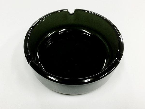 送料無料 卓上灰皿 日本製 ガラス製/アルジェ（黒）P-05513-BK-JAN 東洋佐々木ガラスｘ10個セット/卸_画像3