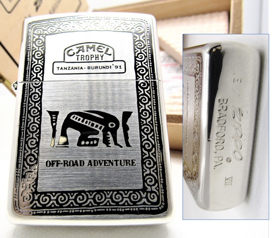 キャメルトロフィー タンザニア-ブルンジ'91 限定 zippo ジッポ