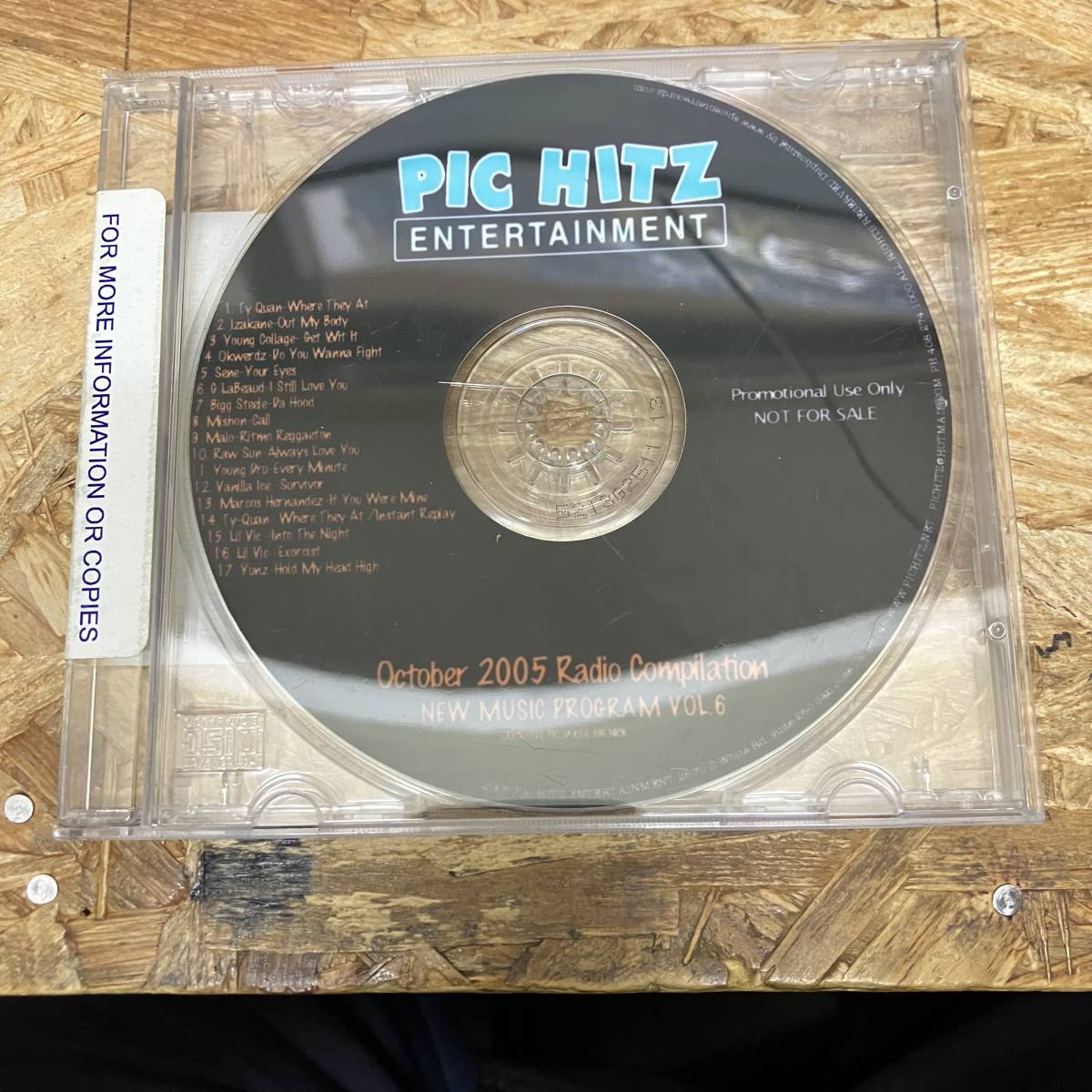 ◎ HIPHOP,R&B PIC HITZ ENTERTAINMENT アルバム,PROMO盤 CD 中古品_画像1