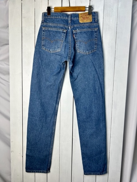 90s初期 USA製 Levis 505 デニムパンツ 29 オールド ヴィンテージ リーバイス アメリカ古着 ブルージーンズ ストレート 90s ●165