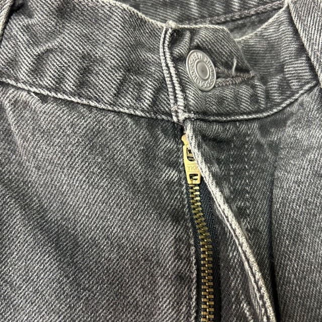 USA古着 90s～ Levis 505 ブラックデニムパンツ 34 オールド リーバイス ヴィンテージ 黒 サルファブラック 後染め メキシコ製  ●159