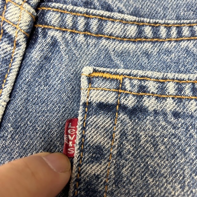 USA古着 90s USA製 Levis 512 デニムパンツ 10 オールド ヴィンテージ リーバイス アメリカ古着 ストレートテーパード ブルー●166