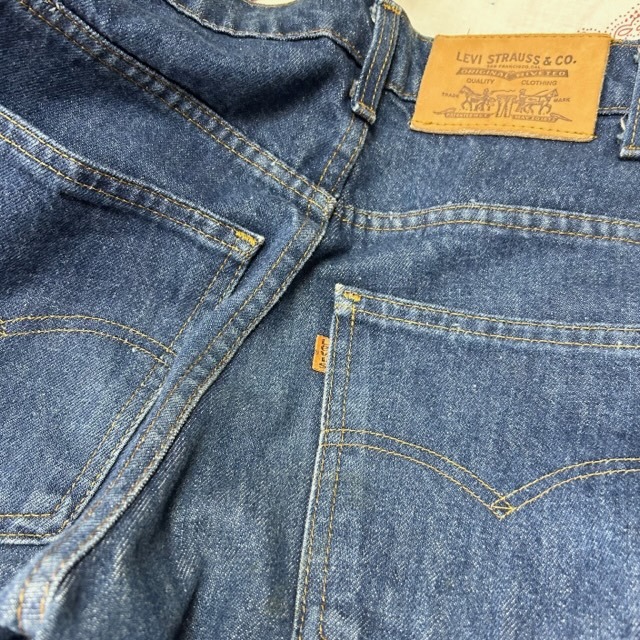 USA古着 美品 80s USA製 Levis 509 デニムパンツ 29 紺青 USA古着 美品 80s USA製 Levis 509 デニムパンツ 29 紺青