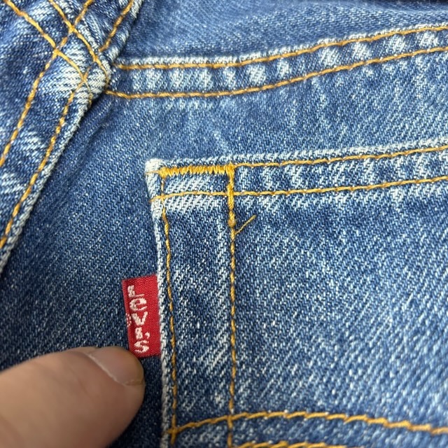 USA古着 80s USA製 Levis 501 テーパードデニムパンツ モンローデニム 7 オールド リーバイス ヴィンテージ 17501 M ハイウエスト●173_画像5