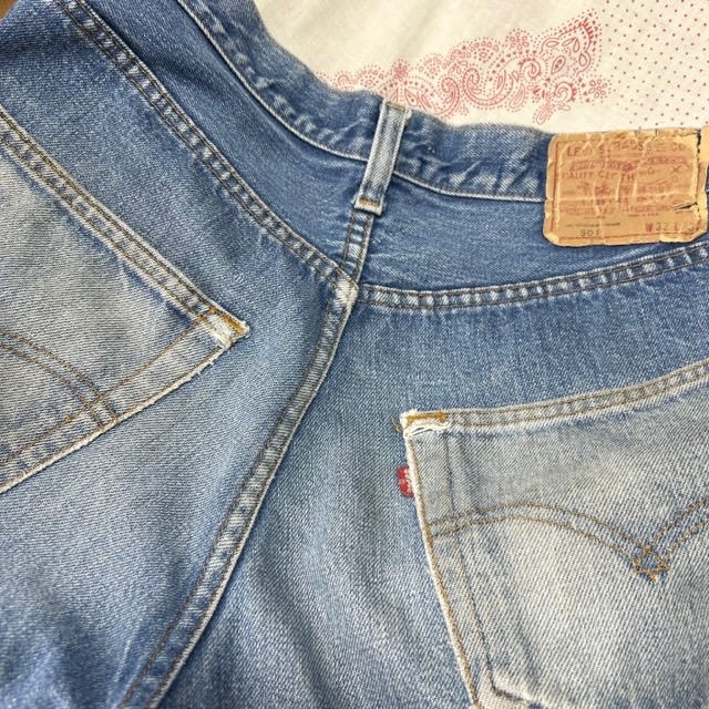 USA古着 70s USA製 Levis 501 66 赤耳セルヴィッジデニムパンツ 32 オールド ヴィンテージ リーバイス 66後期 66前期 オリジナル ●175_画像3