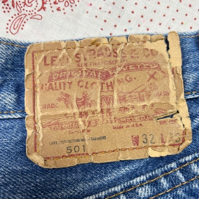 USA古着 s USA製 Levis   赤耳セルヴィッジデニムパンツ