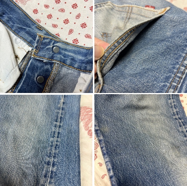 USA古着 70s USA製 Levis 501 66 赤耳セルヴィッジデニムパンツ 32 オールド ヴィンテージ リーバイス 66後期 66前期 オリジナル ●175_画像8