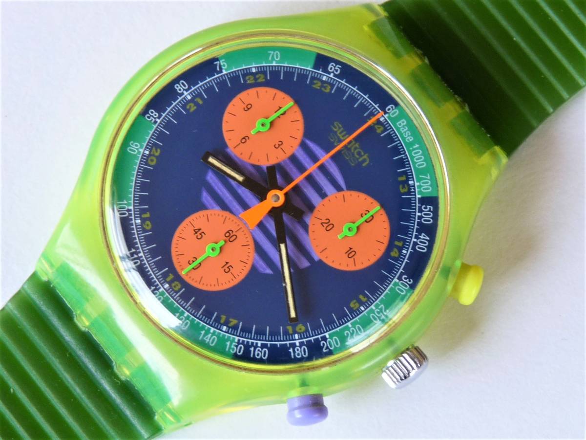 Yahoo!オークション - 未使用電池交換済 スウォッチ Swatch 1991年モデ