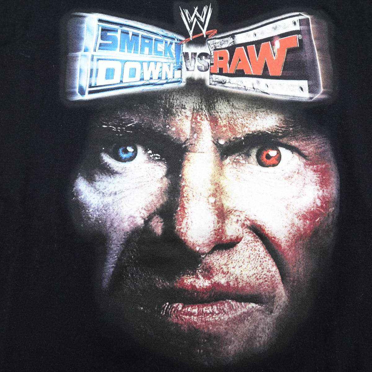 WWE SMACK DOWN VS RAW 2005 レッスルマニア Tシャツ 古着 黒 XL/プロレス/ドラゴンボール 未開封 Tシャツ 東京 WHITE 白 XL/セット/10498_画像9