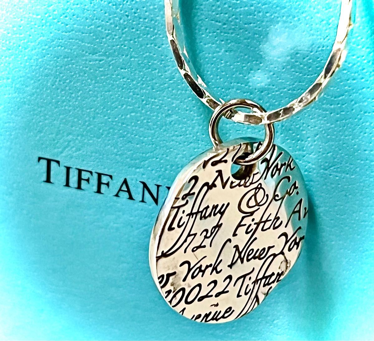 Tiffany&CO ティファニー　ノーツラウンドディスク　ペンダント　シルバーネックレス