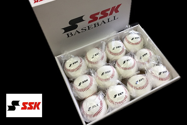 ◇SSK 硬式野球 練習球 高校野球 ボール 10ケース(120個)GD85