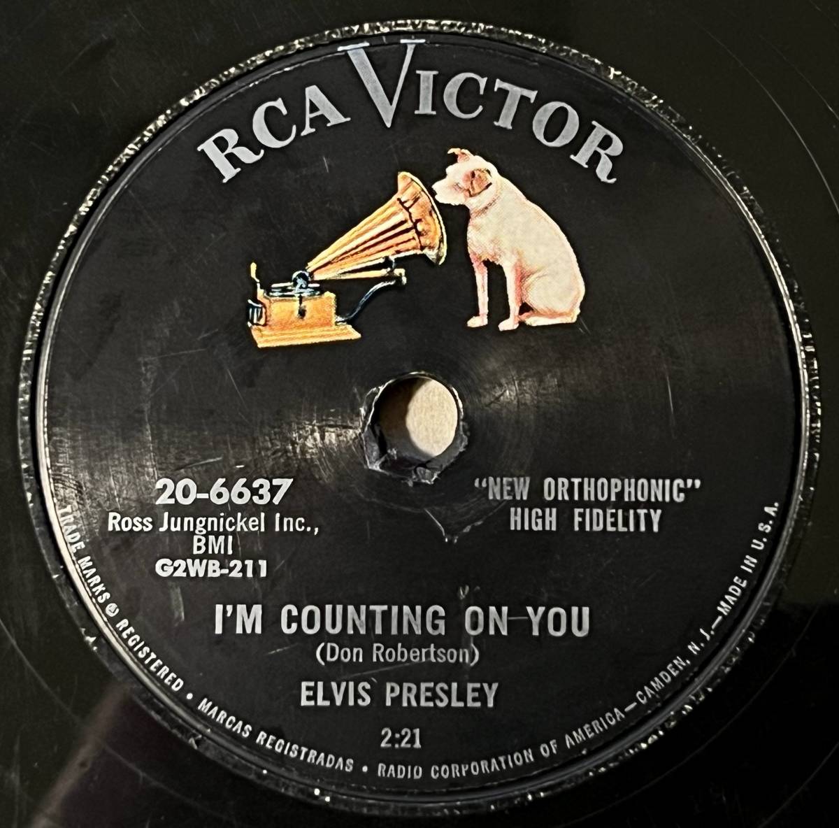 ELVIS PRESLEY RCA VICTOR I Got A Woman/ I*m Counting On You
