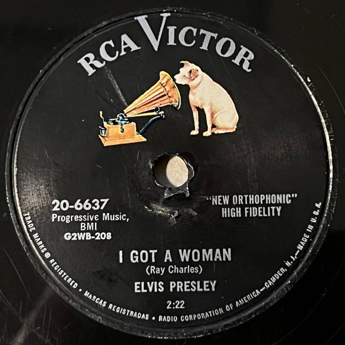 ELVIS PRESLEY RCA VICTOR I Got A Woman/ I*m Counting On You