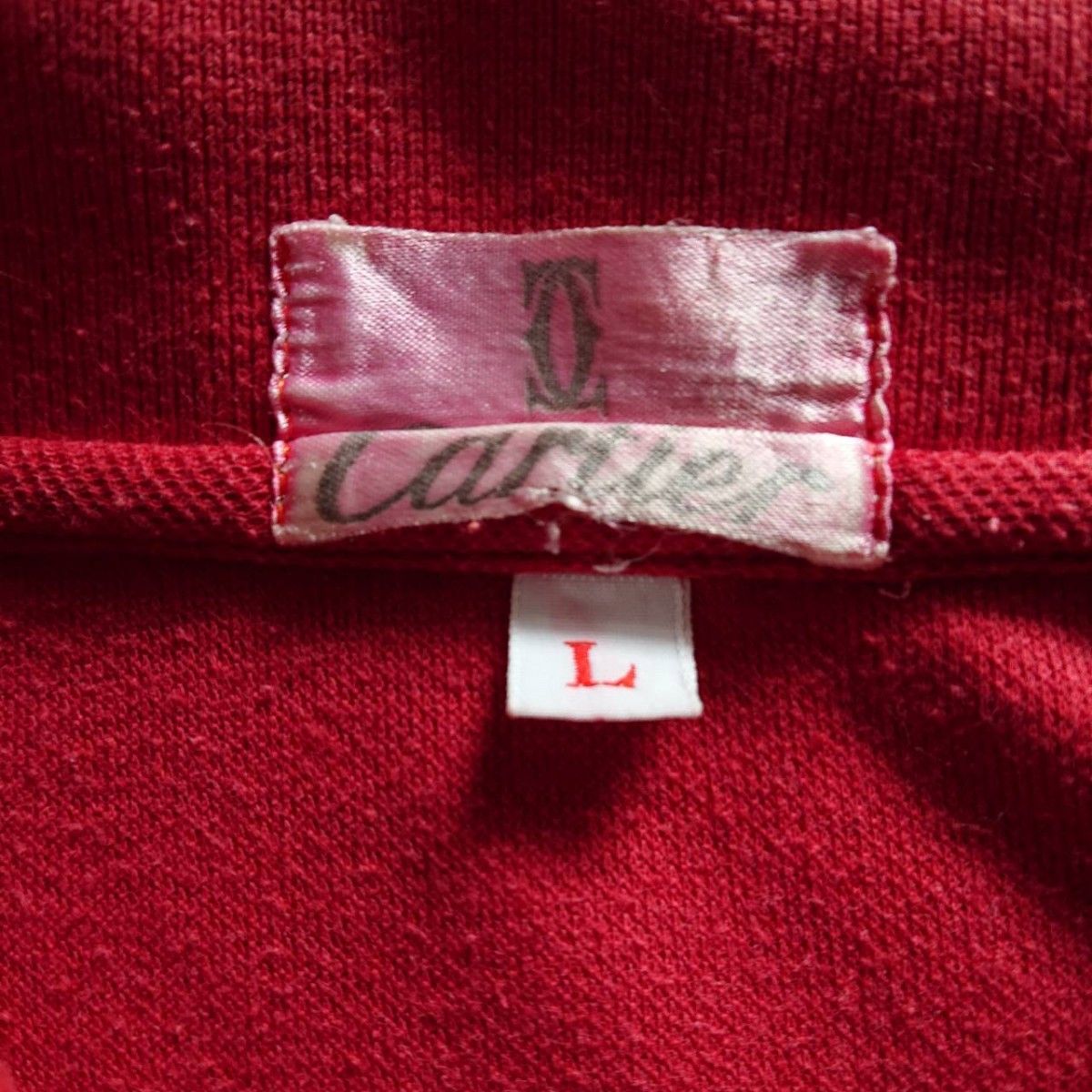 超希少 ビンテージ Cartier アイコンワッペン付き ポロシャツ Tシャツ