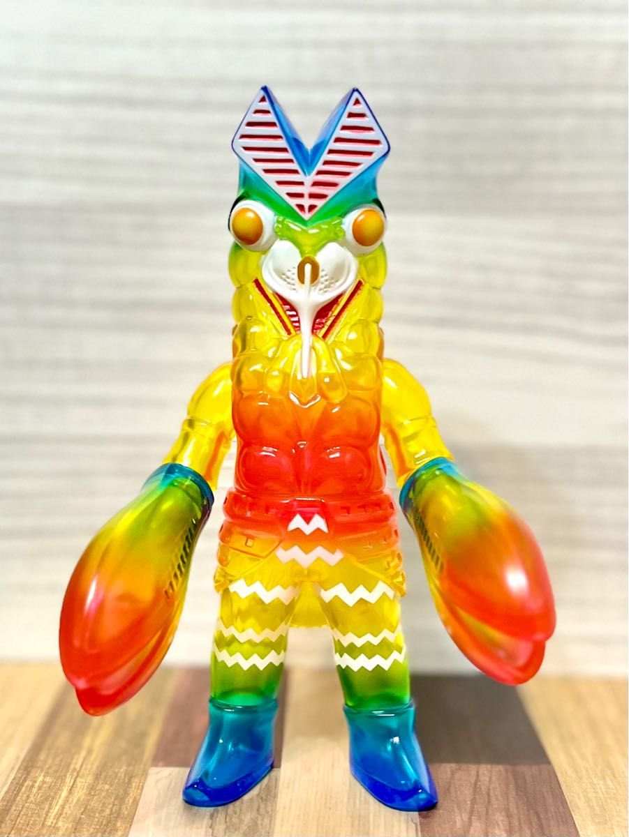 One up. × KAIJIN バルタン星人 ソフビ 秋葉原 新品未開封-