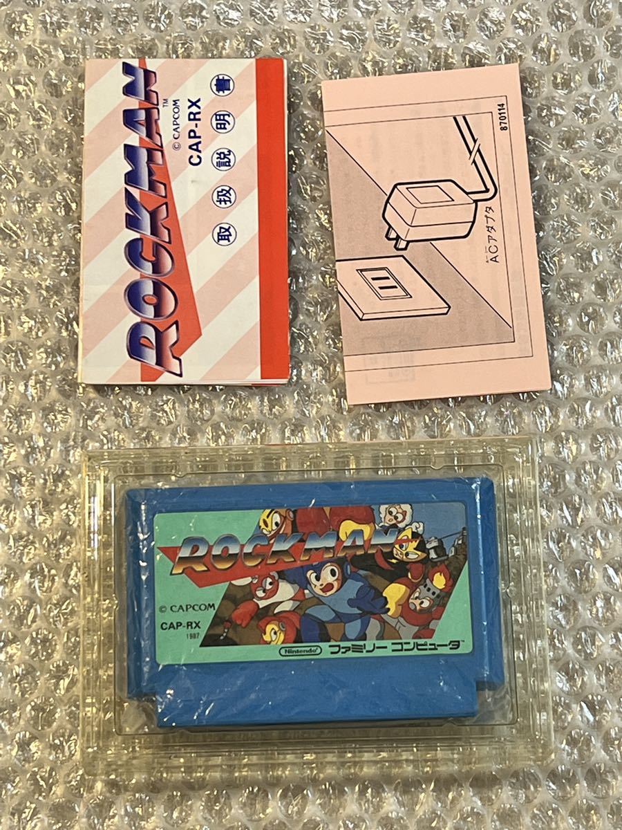FC ファミコン ロックマン ROCKMAN 箱説 完品 激レア テレビゲーム
