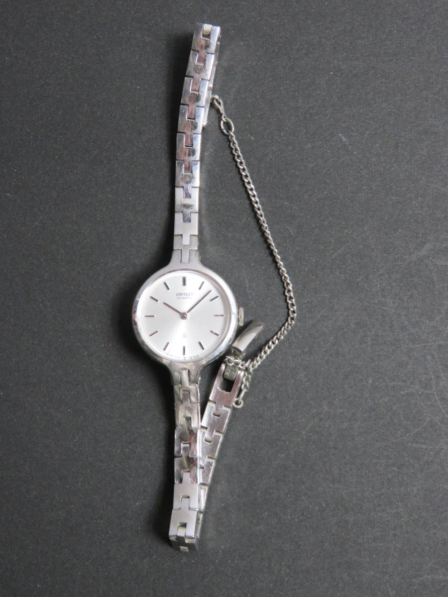 美品 セイコー SEIKO クォーツ 2針 純正ベルト 1400-0270 女性用 レディース 腕時計 U745 稼働品_画像3