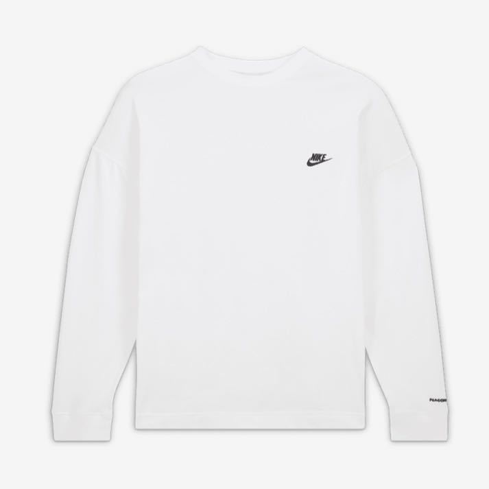 Nike x PEACEMINUSONE G-Dragon ロングスリーブ Tシャツ ナイキ ピースマイナスワン PMO ロンT 長袖 Tシャツ S WHITE_画像4