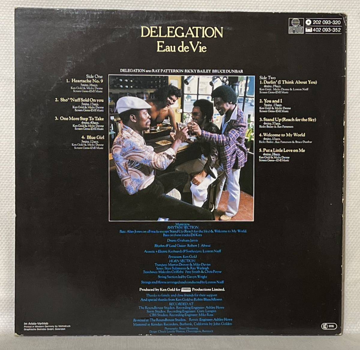 Delegation / Eau De Vie☆ドイツ盤LP | kualidigital.com