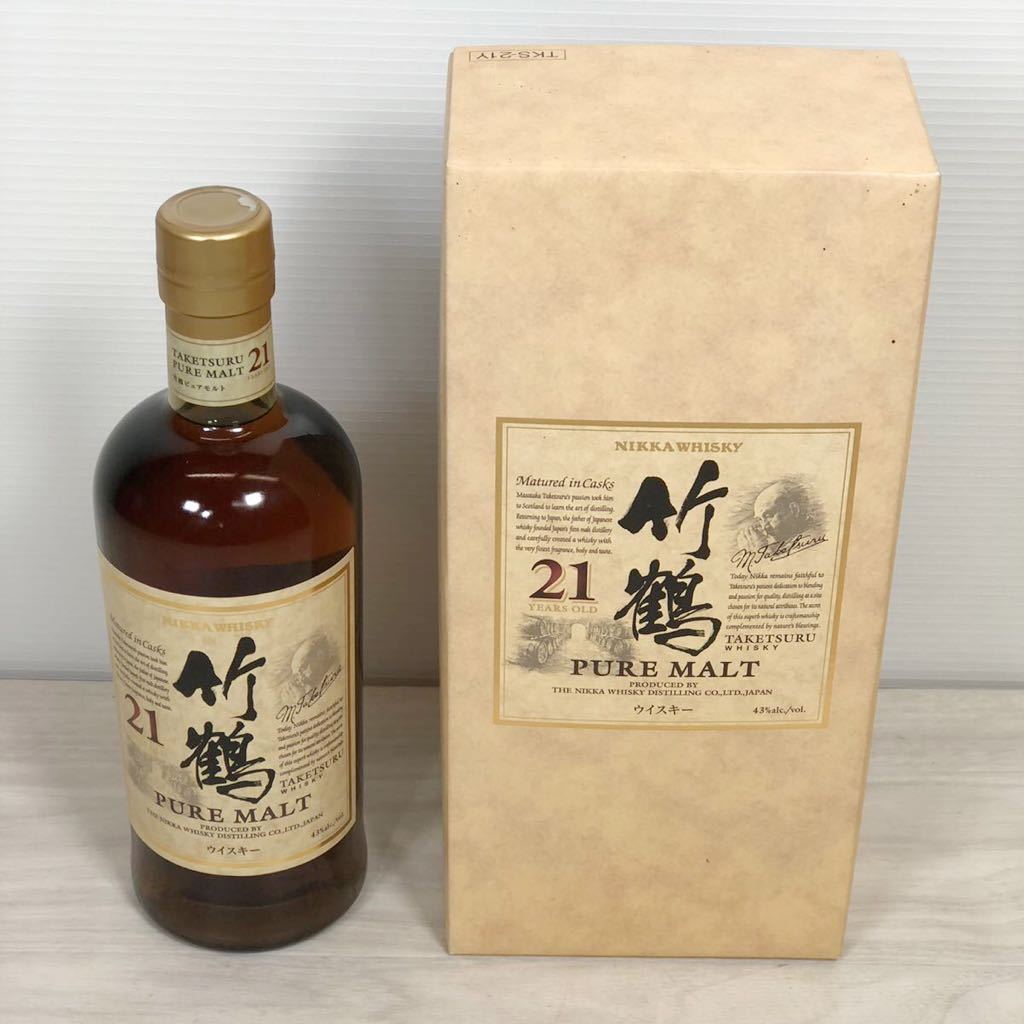 新品未開栓】ニッカウイスキー NIKKA 竹鶴21年 箱付き ecole-artcom.com