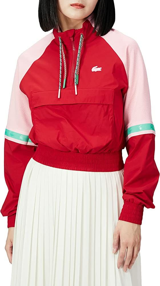 LACOSTE ラコステ ワイド&ショートハーフジップトラックジャケット