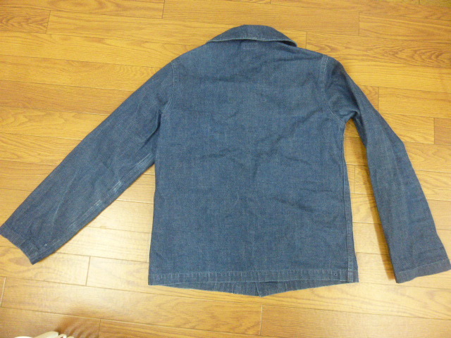  初期　ATLAST&CO ショールカラーカバーオール SAILOR COVERALL Size:38 　USN デッキジャケットBUTCHER PRODUCTS ブッチャープロダクツ_画像7