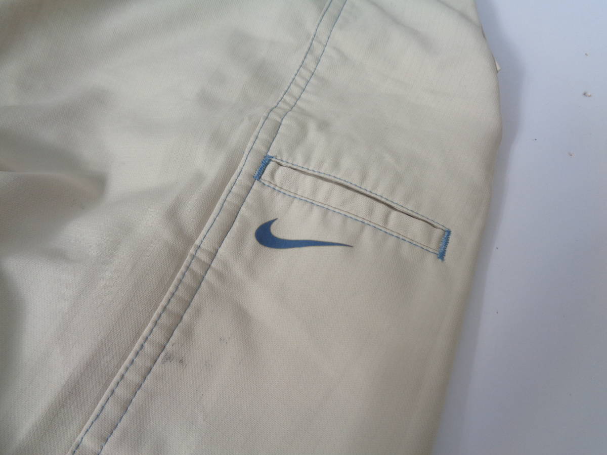 187◆NIKE GOLF ドライフィットショートパンツ◆ナイキゴルフ size:36 アイボリー ポリエステル100％ メンズ ハーフパンツ ゴルフウェア 5D_画像6