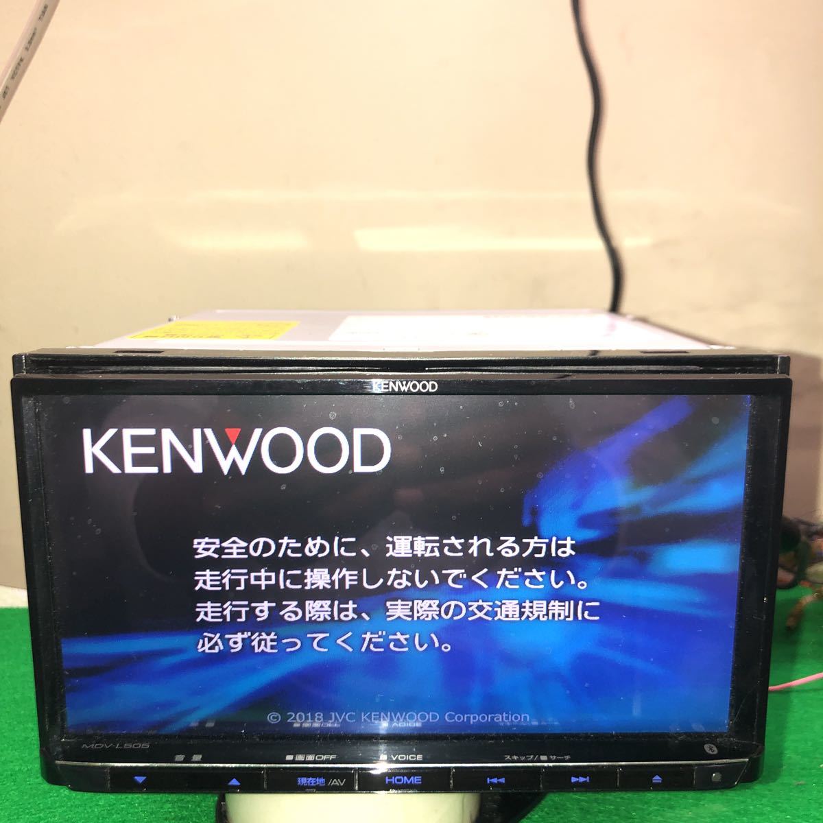 ケンウッド彩速ナビ MDV-L505 カーナビ DVD Bluetooth 2018年製 USB
