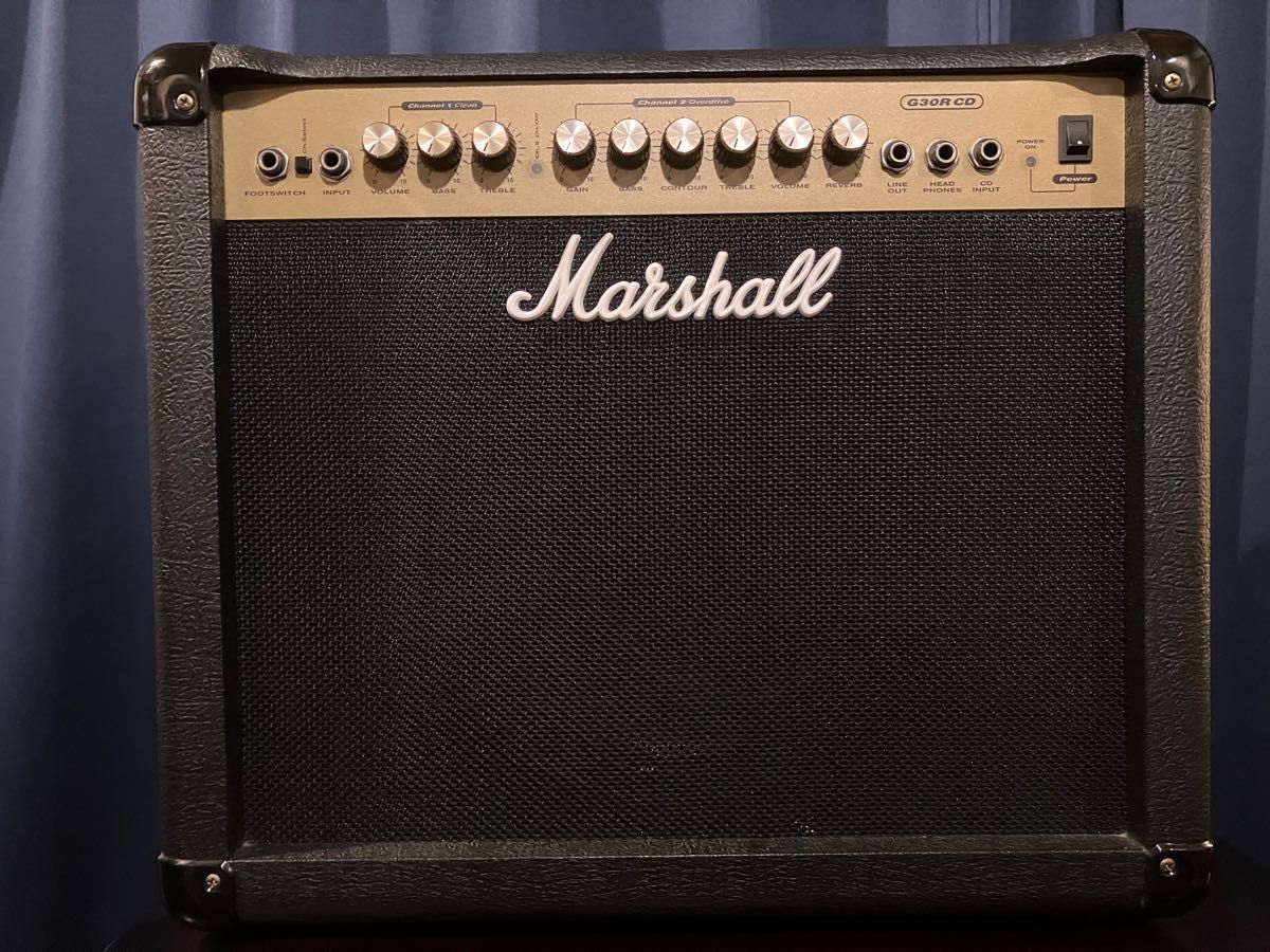 Marshall G30RCD (ギターアンプ・32W・ch切り替えフットスイッチ付き・リヴァーブ・CD等プレイヤー接続)USED