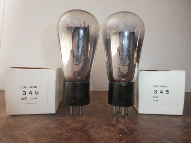 真空管 Cunningham CX-345(45のナス管、245) 良品 2本 その1 quest