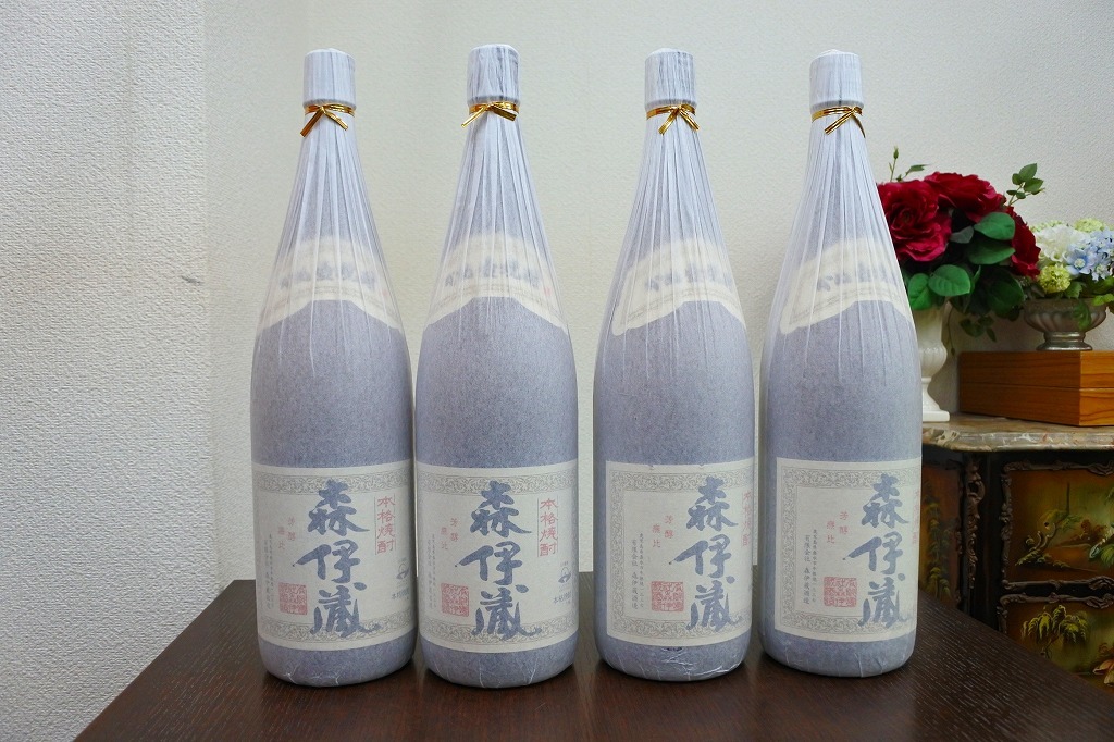 48335 酒祭 焼酎祭 本格焼酎 4本セット 森伊蔵 1800ml 未開栓 和紙付