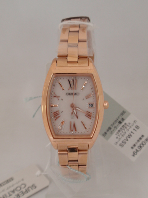 ☆セイコー ルキア SEIKO LUKIA SSVW118☆ダイヤ入り文字板☆ソーラ