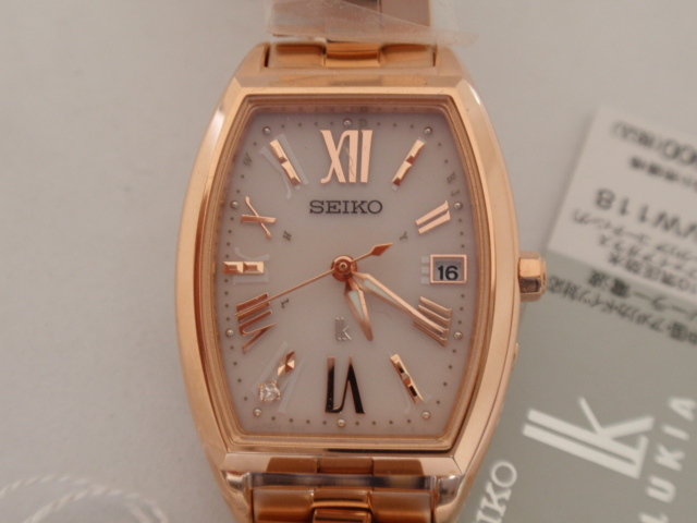 ☆セイコー ルキア SEIKO LUKIA SSVW118☆ダイヤ入り文字板☆ソーラ