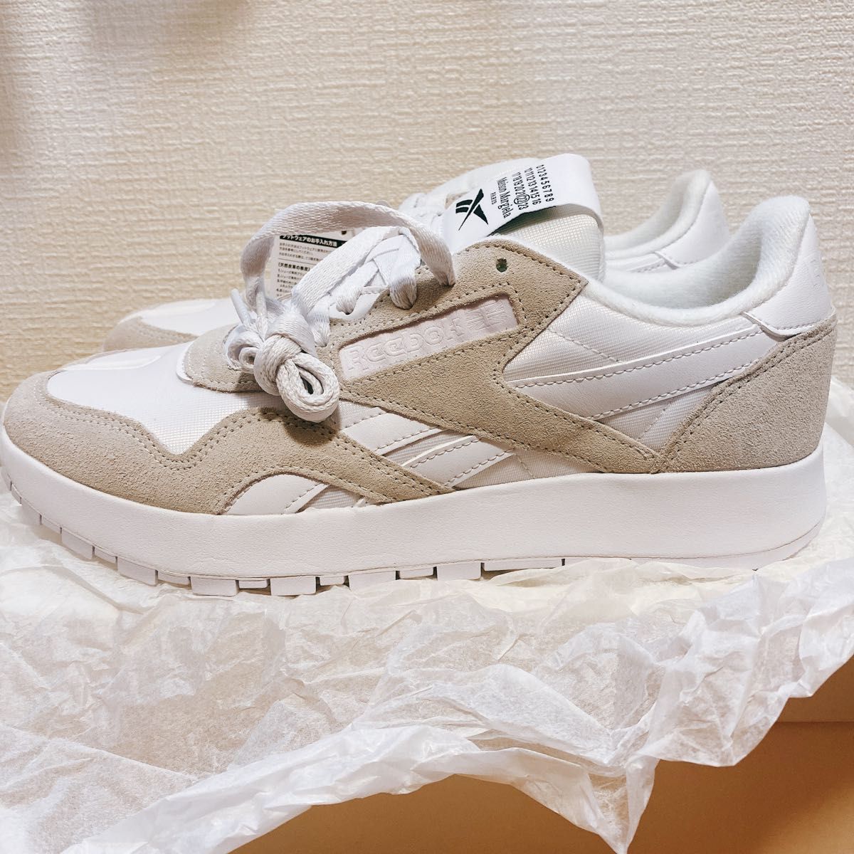 Reebok Maison Margiela コラボ タビスニーカー  ホワイト