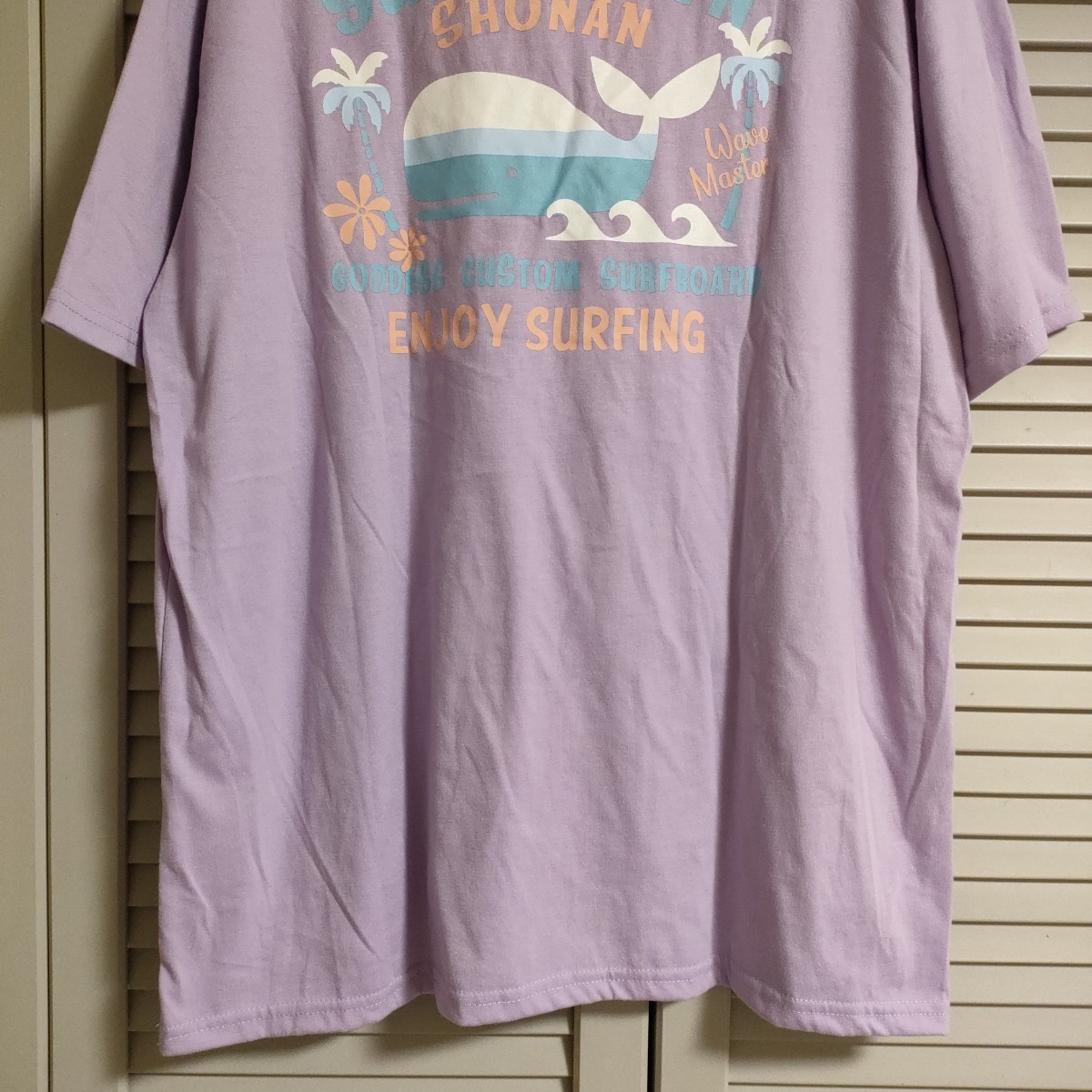 GODDESS ゴッデス クジラ 半袖 Tシャツ パープル 紫色 レディース 大きいサイズ 4Lサイズ_画像7
