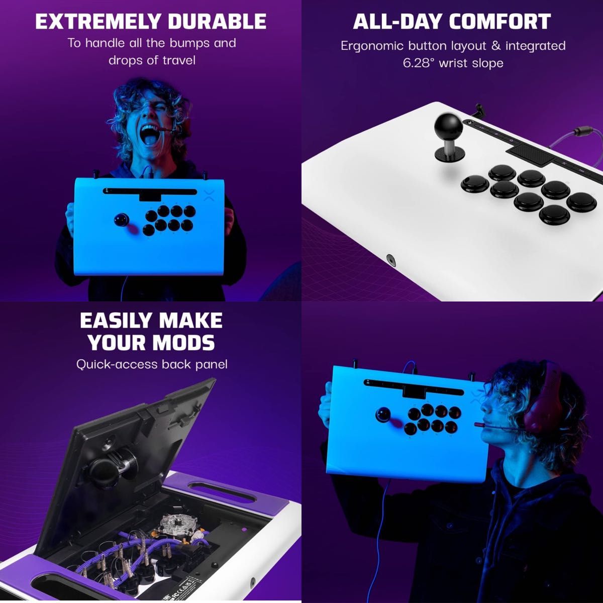 新品未開封 プロアケコン アーケードファイトスティック Victrix ホワイト
