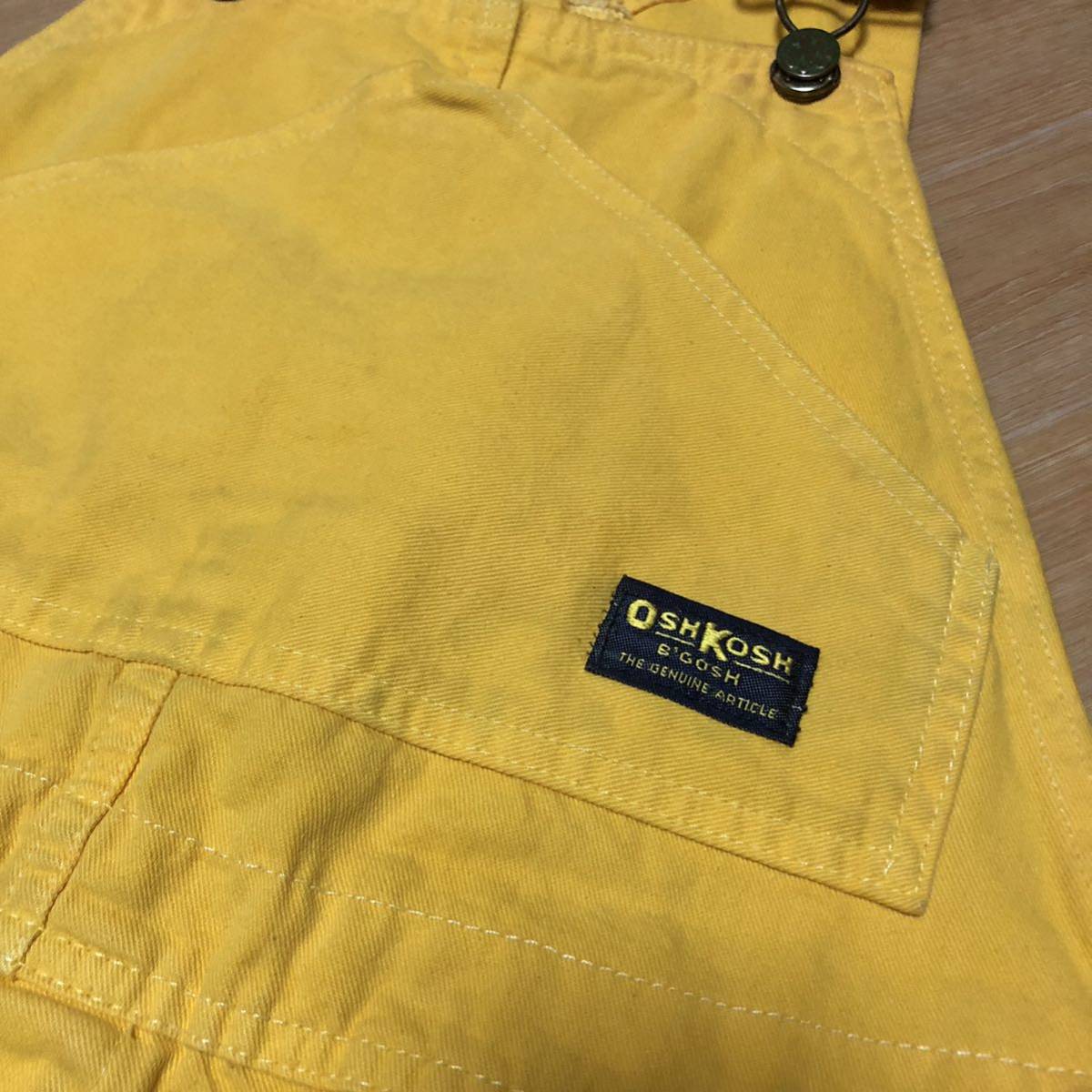 80s USA製 OSHKOSH オシュコシュ オーバーオール イエロー 32 80s USA製 OSHKOSH オシュコシュ オーバーオール イエロー 32