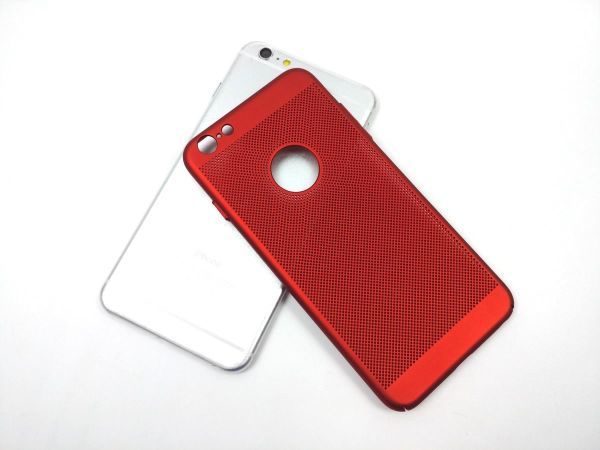 iPhone 6 Plus/6s Plus для сетка .. покрытие жесткий чехол боковая сторона полный защита ремешок соответствует красный 