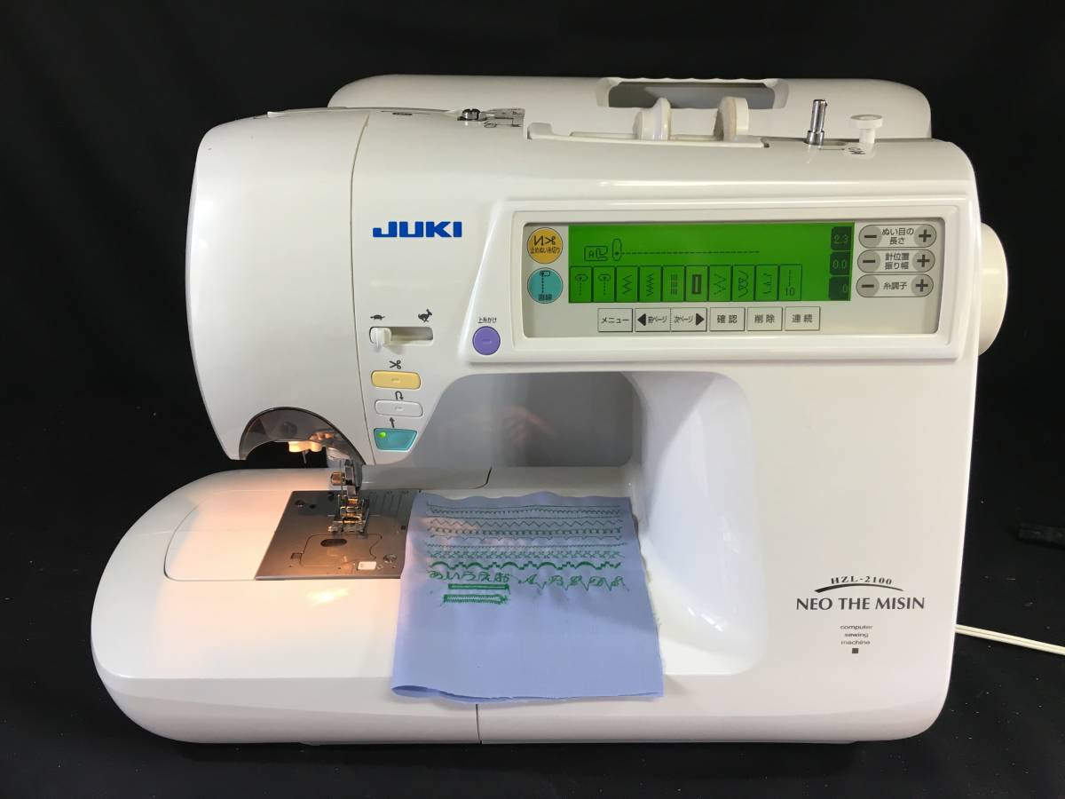 100 jpy start *JUKI NEO THE MISIN HZL-2100 character * pattern